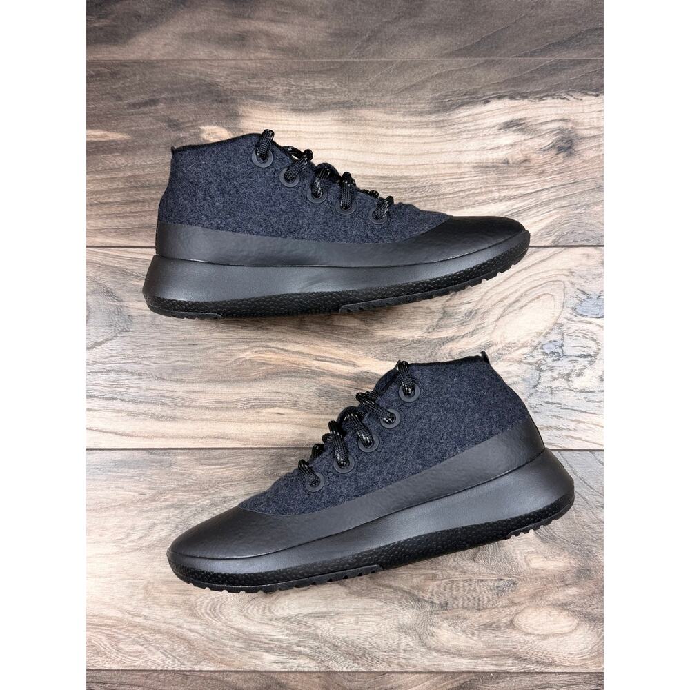 NIB Allbirds Wool Runner Up Mizzle Plus 8 Running Sneakers Athletic Black Merino - Picture 4 of 10